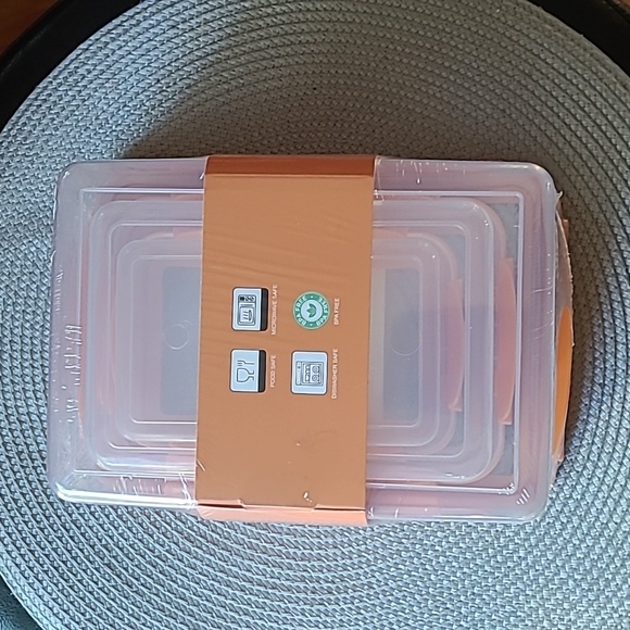 Rectangle Food Container Set - Picture 2 of 7